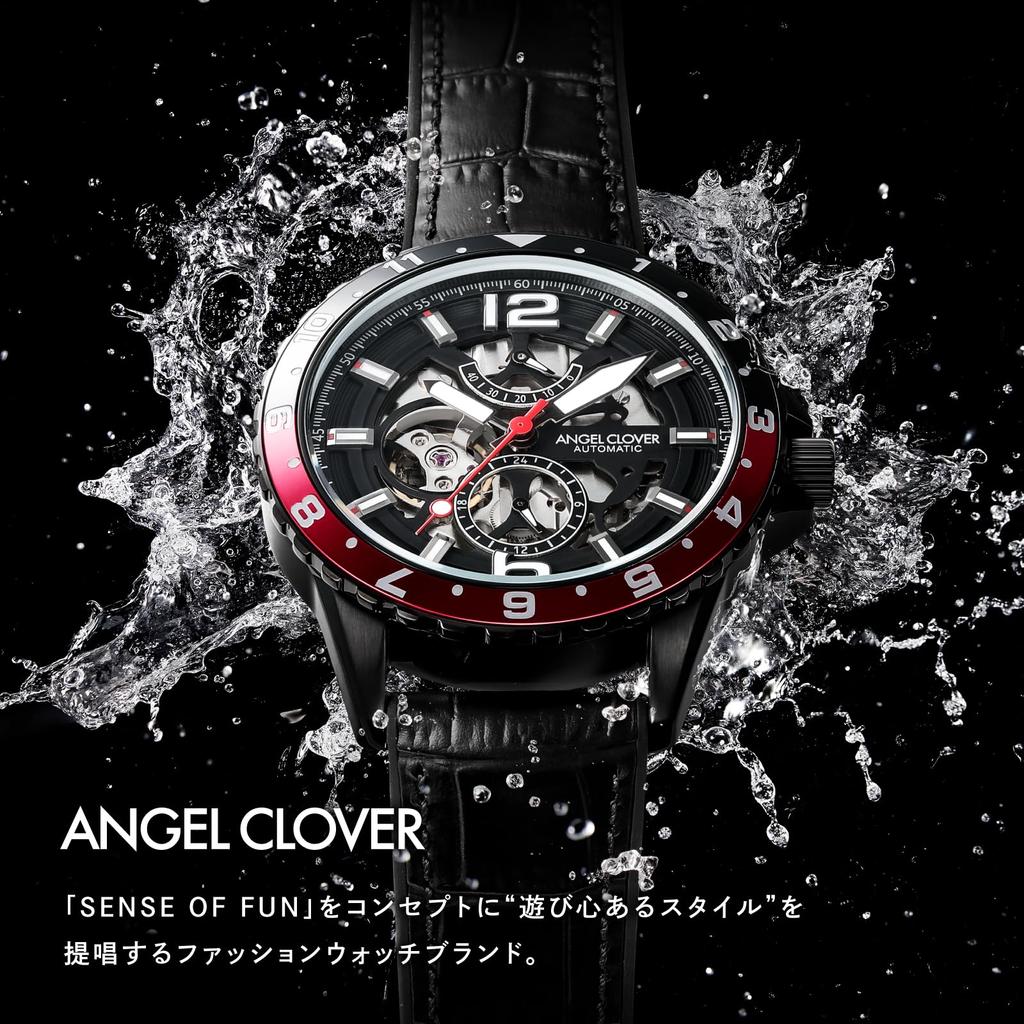 Часы TIME CRAFT DIVER AUTOMATIC Time Craft Diver Automatic с черным циферблатом из нержавеющей стали, автоматический механизм, калибр 45 мм, обычная гарантия, бренд часов [Angel Clover]