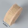 5Meters/Roll Material Party Crafts Wedding Decorative Bag  Warrping Jute Burlap Ribbon Gift Packing