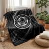 Leicester City Football Print Flannel Blanket, Soft Warm Lightweight Throw Blanket for Sofa Bed Camping