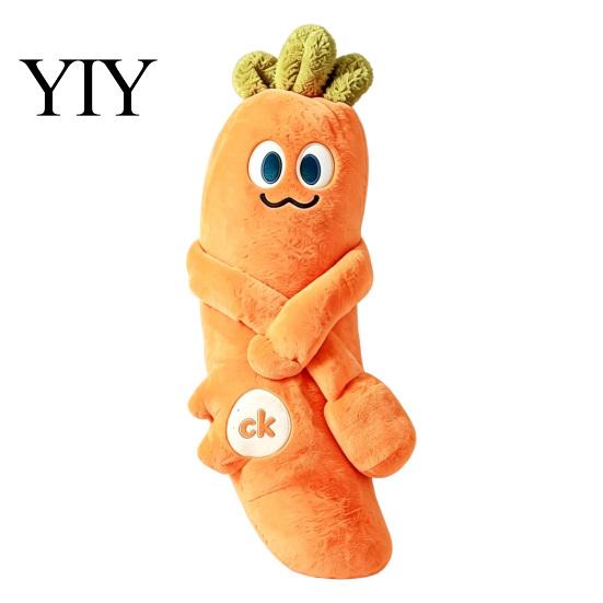 Stomach Sleeping Pillow Eggplant Body for Side Sleepers, Soft Long Plush Cushion Large Hug with Removable Washable Cover, Cute Hugging Women Sleeper
