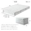 Tansugen RENEW Double Mattress, Extra Thick 20cm, Bonnell Coil, Tri-Fold, High Resilience, Firm, Foldable, 05190006(102874)