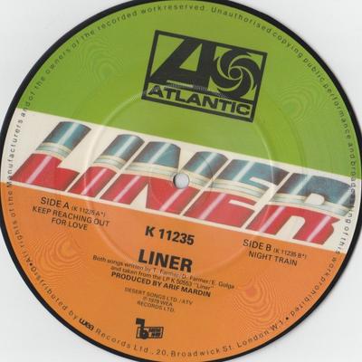 7-дюймовая пластинка LINER Keep Reaching Out For Love K11235 Atlantic 1979 UK SoulFunk Б/у