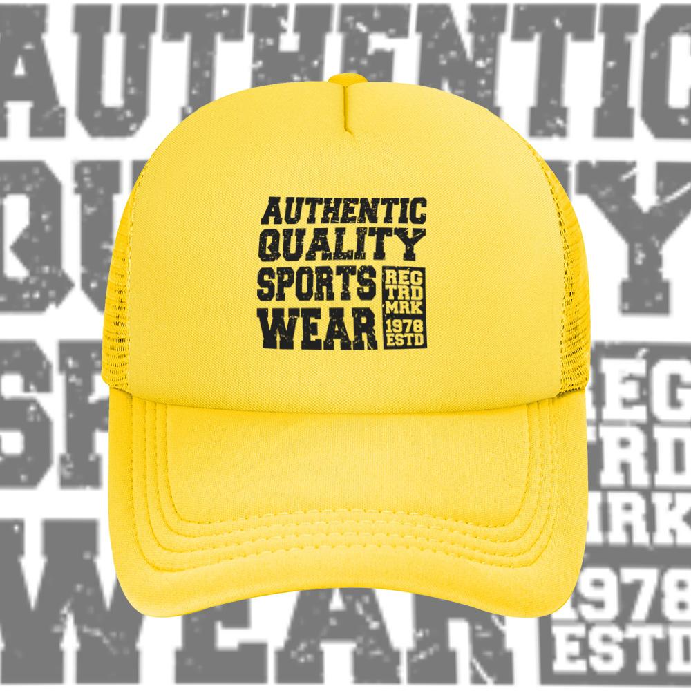 Authentic Quality Sports Wear Mark Estd Baseball Cap Anime Graphic Hats Adult Unisex Women Sports Outdoor