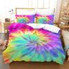 Dream Halo Dyeing Bedding Set Single Double Twin Size For Girls Kids Beauty Home Decor Soft Bedclothes Colorful Duvet Cover Set