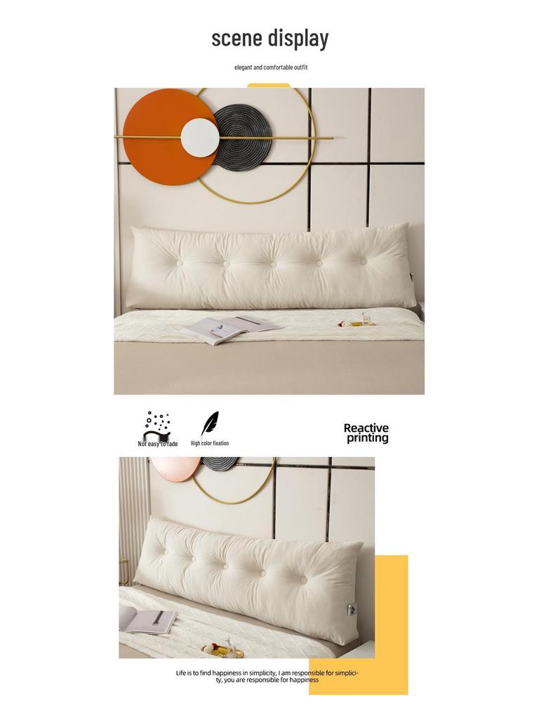 Треугольная подушка для изголовья - Большая мягкая спинка для общежития или спальни.