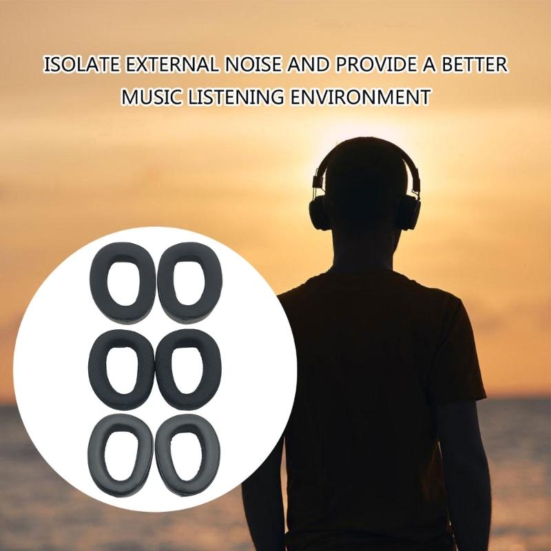 Сменные амбушюры с охлаждающим гелем для игровых гарнитур H6Pro, амбушюры для меломанов, аудиофилов, аксессуар