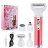 5-in-1 Women's Electric Hair Remover & Trimmer: Eyebrow, Nose, Mini Hair Remover, Precision Shaver - Perfect for Quick Hair Removal.