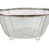Pearl Metal 3-Piece Colander Set (15cm, 19cm, 25cm), Deep Stainless Steel, LaLa Shine, H-5327