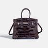 Leather Women's Bags, Crocodile Leather Large-capacity Handbags, Shoulder Messenger Bags, New Fashionable and Versatile Commuter Bags