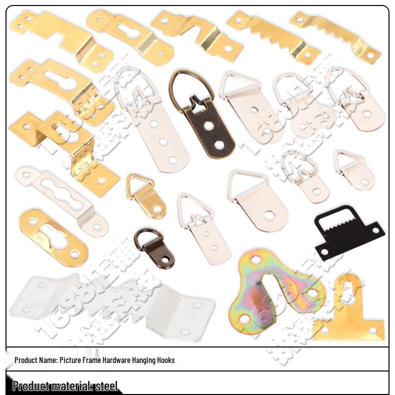 Металлическое D-кольцо Невидимый крючок Фурнитура для подвешивания картин для масляной живописи