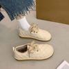 Обувь Doudou женская 2025 новая осень и зима мягкая подошва хлеб женская обувь лоферы обувь-маяк хлопковая обувь плюшевая обувь