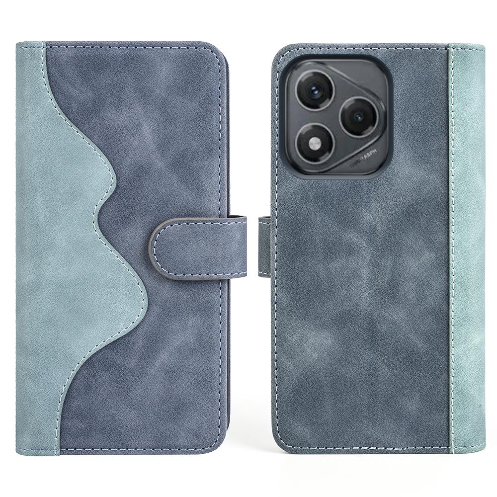 For Honor 400 Smart Wallet Case Leather Phone Cover Splicing Color