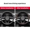38cm Suede Steering Wheel Cover for Rolls-Royce Ghost Phantom Spectre - Winter Anti-Freezing Car Grip Interior Accessories