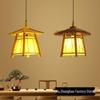 Retro Bamboo Pavilion Chandelier: Creative Chinese Style for Tea Rooms, Corridors, and Outdoor Spaces.