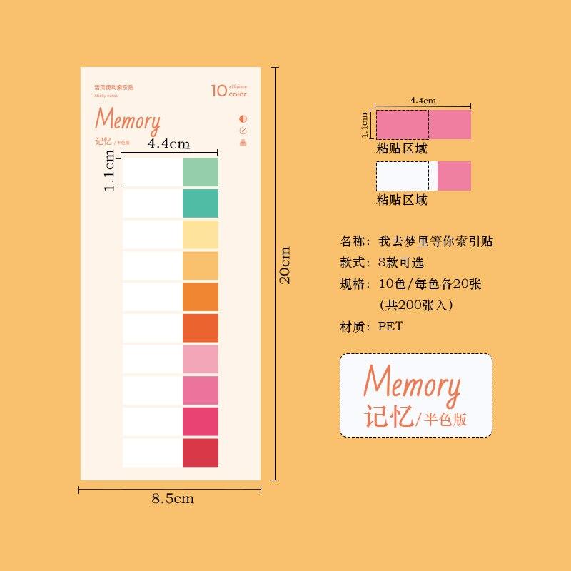 200 шт. индексные вкладки с линейкой, вкладки для записываемых файлов, флажки, цветные маркеры страниц, этикетки для чтения заметок, книг, школьные канцелярские товары