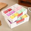 Creative Seven-color Spherical Candle Household Non-romantic Wedding Handmade Round Ball Small Candle Set Box