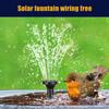 6.5W Solar Panel with Multiple Fountain Modes, Strong Water , Pond Pump for Garden, Pool, Yard