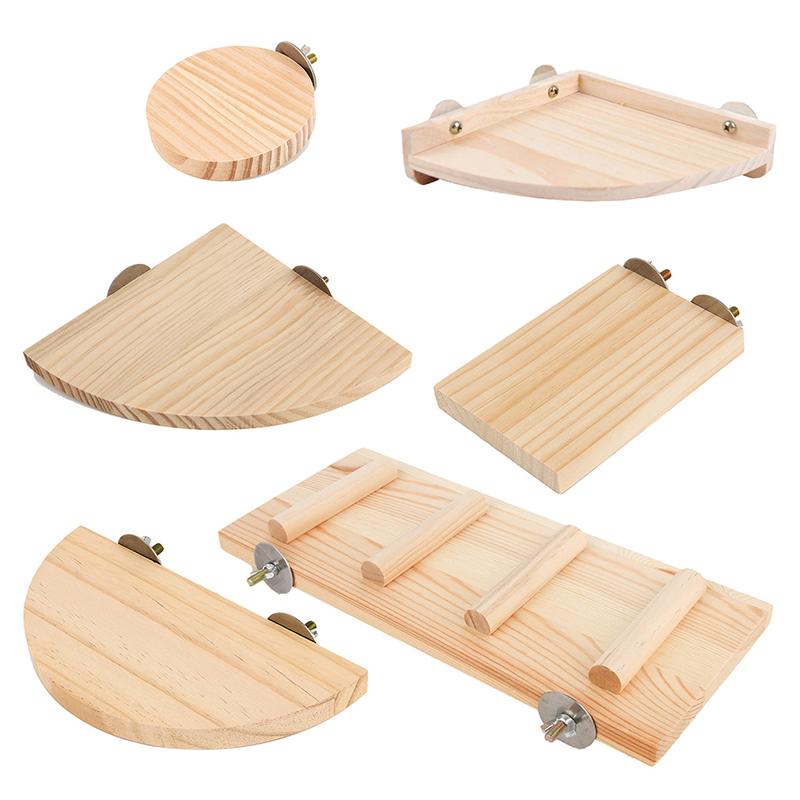 1 шт. Деревянная платформа-подставка для домашних птиц, попугаев, игрушка, ветки для хомяка, жердочки для клетки, 3 размера, доска-станция для питомца