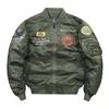 New Autumn and Winter Air Force Pilot Jacket Men's Embroidered Baseball Uniform Plus Size Coat