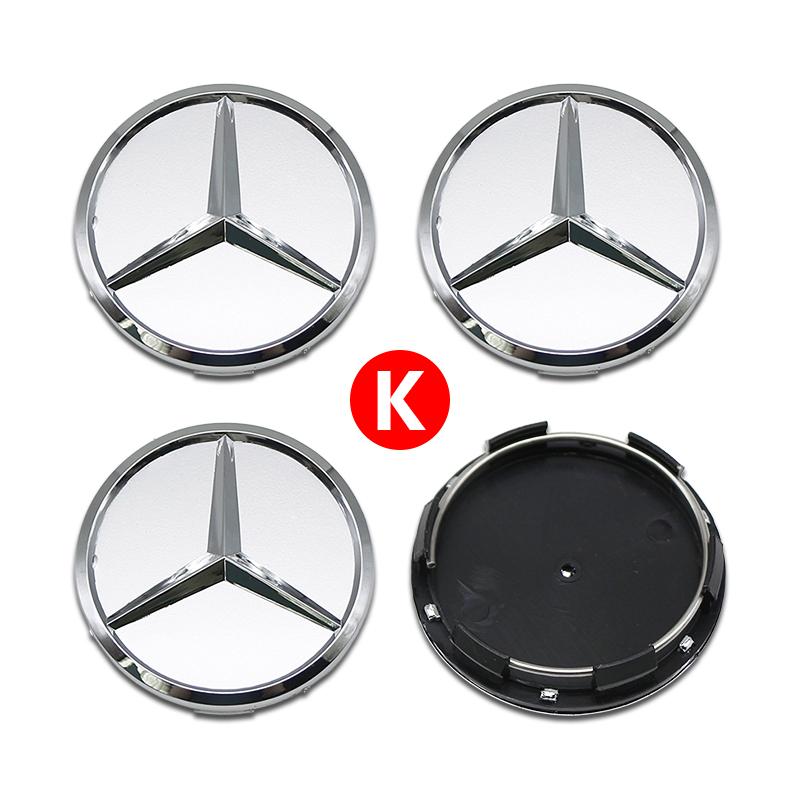 CRX1 Car Wheel Center Hub Caps 56mm 60mm 75mm ABS For Mercedes Benz W205 W166 W167 B C E S Class C200L GLC GLK CLA Replacement Parts