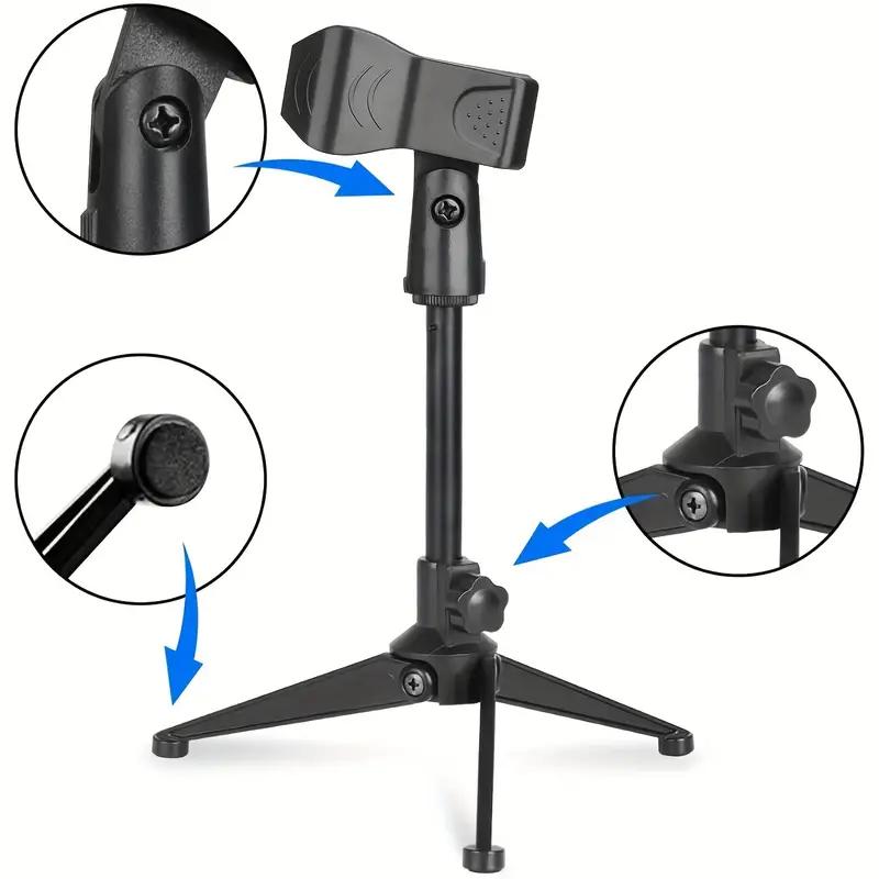 Регулируемая складная стойка для микрофона-тренога