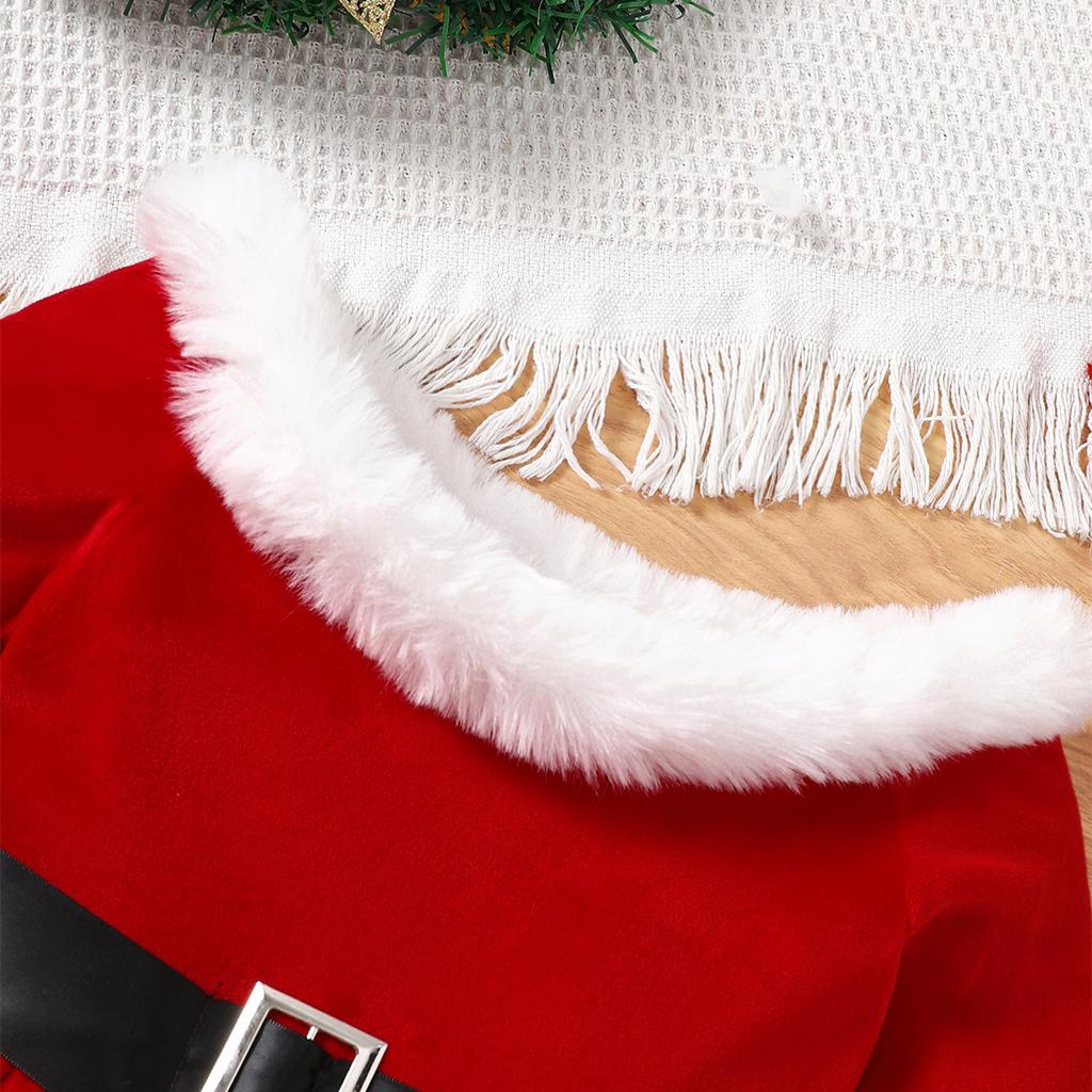 2024 Новые рождественские костюмы, платье для девочек, детское пышное газовое платье принцессы + повязка на голову, детская одежда