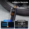 12 В 150PSI насос для накачивания шин 4000 мАч Электрический беспроводной портативный автомобильный воздушный компрессор дисплей для мотоцикла, велосипеда, автомобильные покрышки