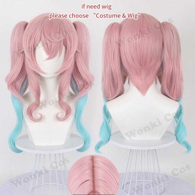 Star Rail Hyacine Cosplay Costume Wig Hair For Game Star Rail Hyacine Cosplay Shoes Women Carnival Party Role Play Outfits