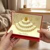 Folding Birthday Red Envelope 6 Card Slots Lucky Money Envelope  Gift Giving