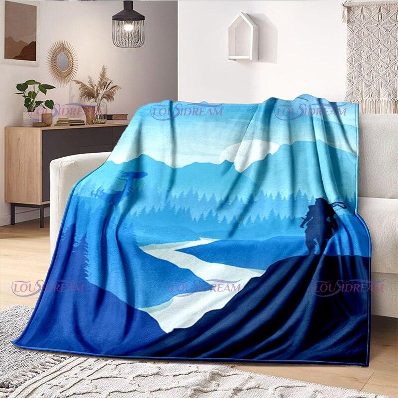 Одеяло для любителей геймеров Horizon Zero Dawn, игровое одеяло, флисовое одеяло, одеяло для взрослых и детей, покрывало для геймера, подарки