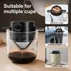 Капельная кофеварка pour over с ложкой, Многоразовые фильтры для кофе pour over из нержавеющей стали, Легко моющийся походный фильтр для кофе
