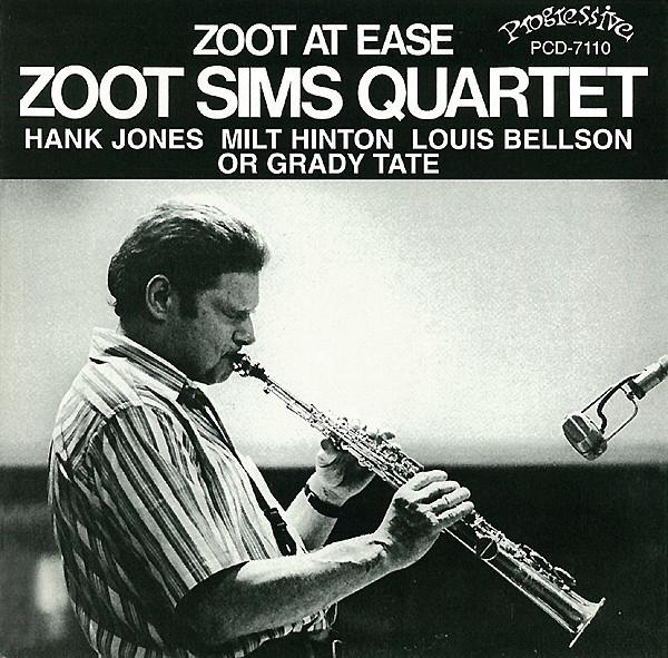 CD ZOOT SIMS QUARTET - Zoot At Ease PCD7110 Progressive Rec 1999 US Джаз Б/У