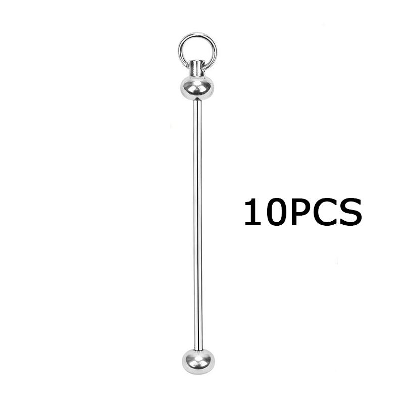 WTEMPO Пустые металлические основы для брелоков с бусинами, DIY, основы для брелоков с бусинами, подвески, легко отсоединяемые аксессуары для изготовления брелоков для рукодельного проекта, подвеска