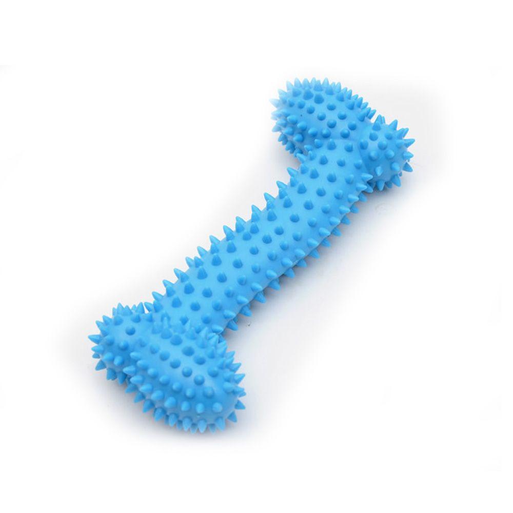 Interesting Molar Training Chew Rubber Thorn Bone Dog Toys chewing bite Teething Toy Puppy molar