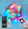 "Smart Bluetooth RGB Color-Changing Outdoor Waterproof Christmas Light String"