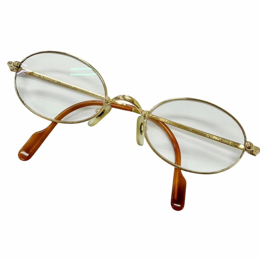Very Good Cartier Glasses Trinity Oval gold mens Used
