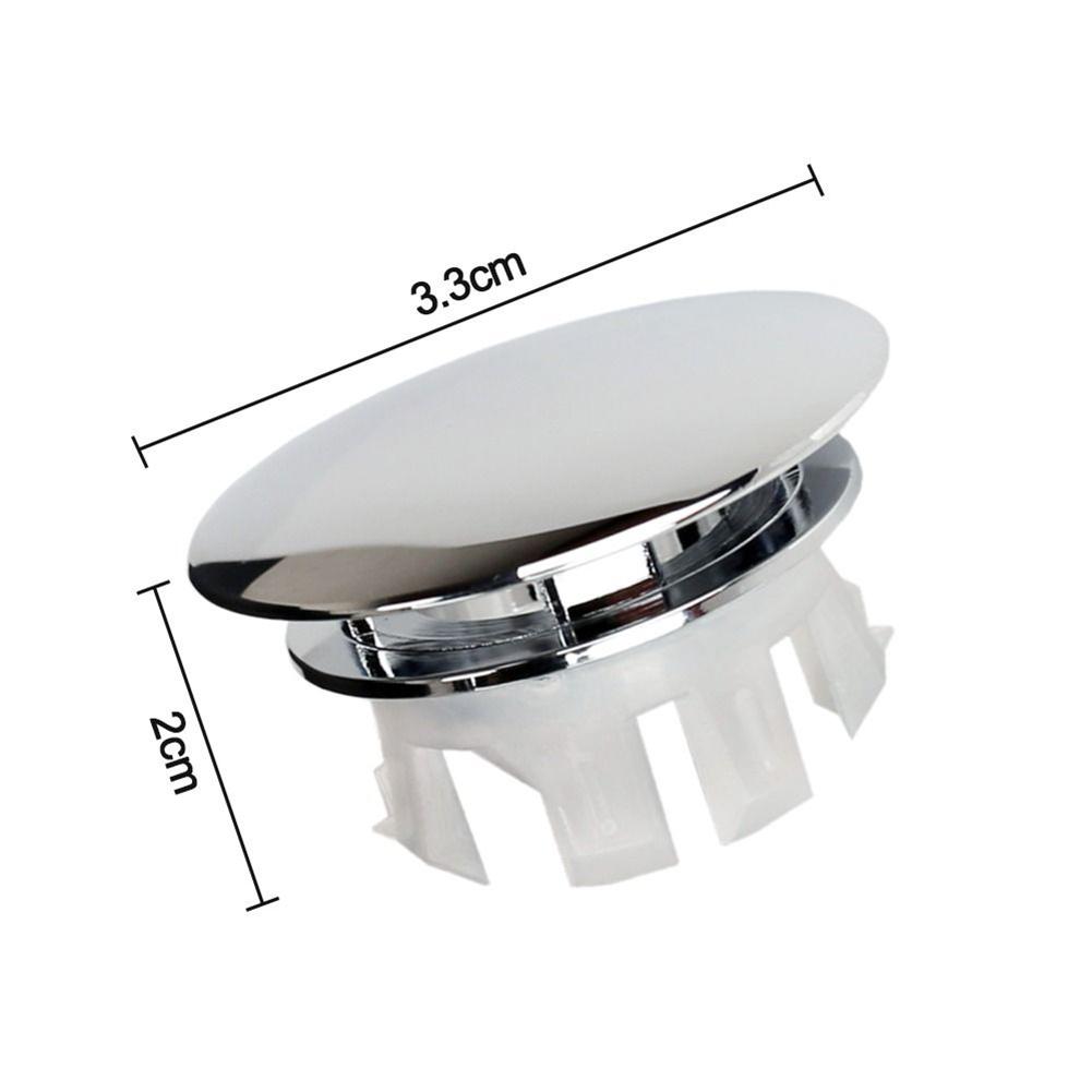 Solid Brass Sink Overflow Cap 22-25 Mm Round Sink Hole Overflow Cover For Bathroom Basin Blanking Cover Bathroom Accessories