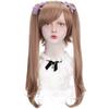Бесплатный парик красоты, длинный, с двумя хвостиками, милый парик Лолиты, женский костюм, термостойкий, сетка для парика с хвостиком