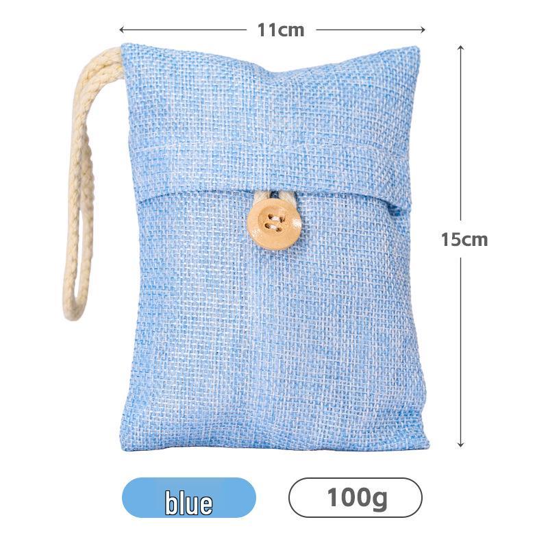 Bamboo Charcoal Car Deodorizer - 100g Methanol & Formaldehyde Remover