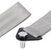X AUTOHAUX Bumper Trailer Belt Tow Strap Tow Strap Aluminum Alloy Nylon 29 x 4.7 cm 2pcs Gray