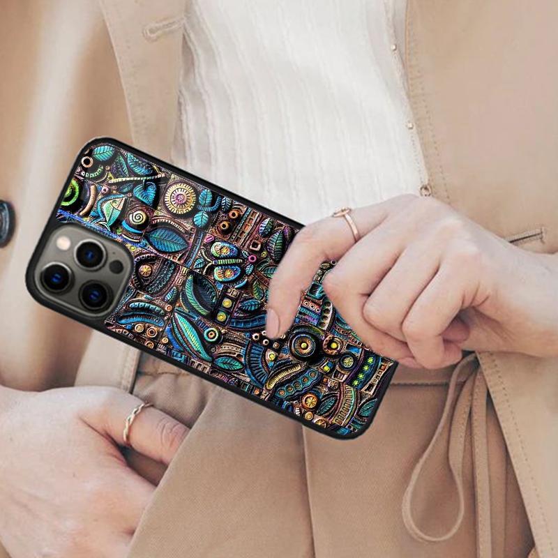 Steampunk Gears Levers Engine Magnetic Phone Case For APPLE iPhone 17 Air 16 14 13 12 Pro Max 15 Plus Wireless MagSafe Cover