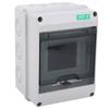 Circuit Breaker Box PC IP65 Waterproof 5 Way Transparent Cover Distribution Protection Box for Indoor Outdoor Use