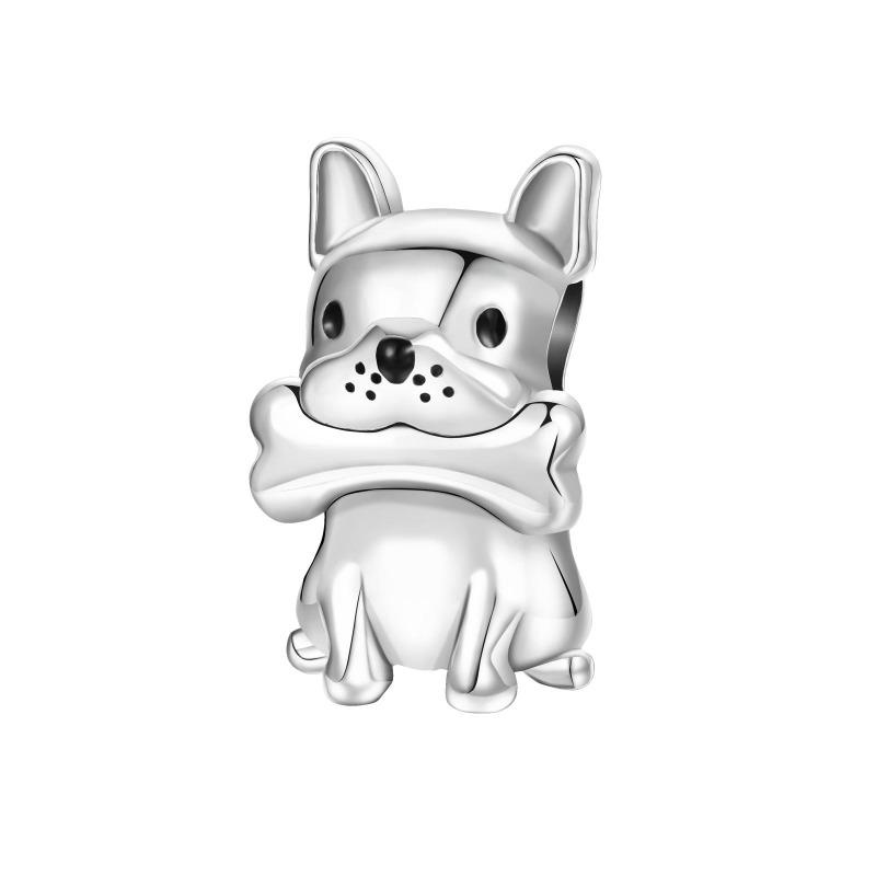 Animal Charms Copper Bear Rabbit Dog Panda Elephant Pig Kapibala Beads Pendants Fit Bracelet Diy Fine Jewelry Gift