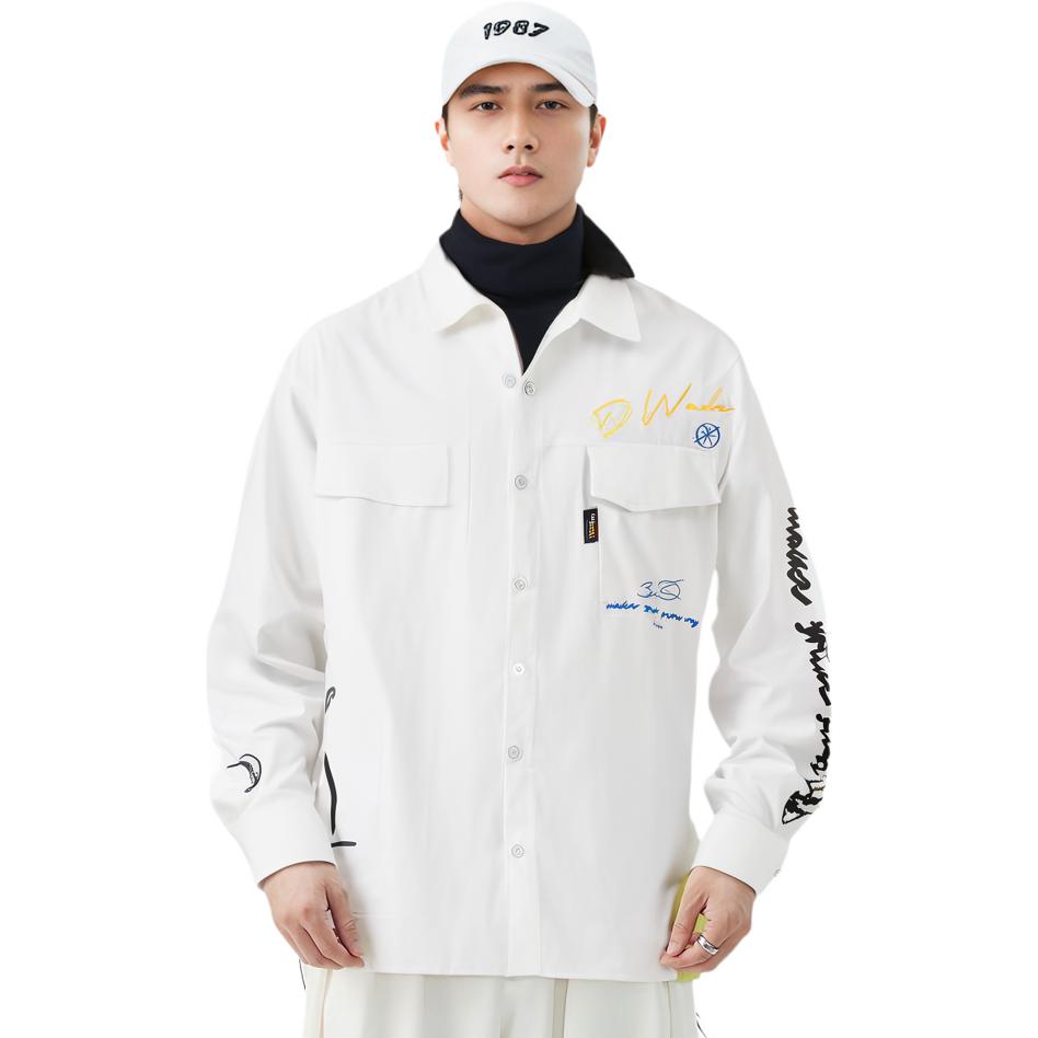 Куртки и пальто Li Ning Мужские Стандартный Белый AFDU407-4