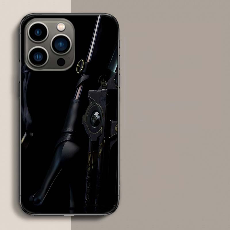 Чехол Bayonetta для iPhone 17 Air 15 Pro 14 Plus 16 Pro Max 12 13 Mini 11 16E X XS. Милый чехол в стиле фунда.