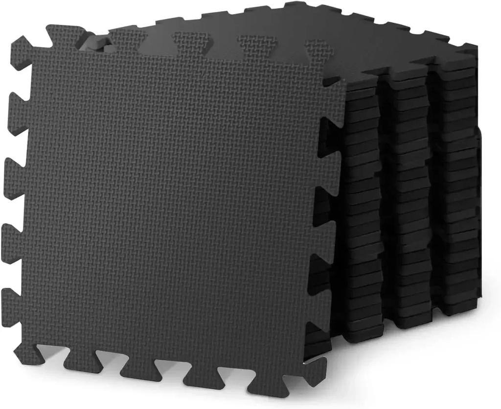 10/18PCS Cross Pattern Floor Mat Children's Anti Slip Foam Interlocking Carpet Infant and Toddler Anti Fall Board Fitness Floor