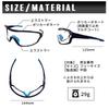 CHARMANT Protective Splash Eye Work ES275BL 99 BL Eyewear, Anti-Fog, Protection, Guards, Goggles,