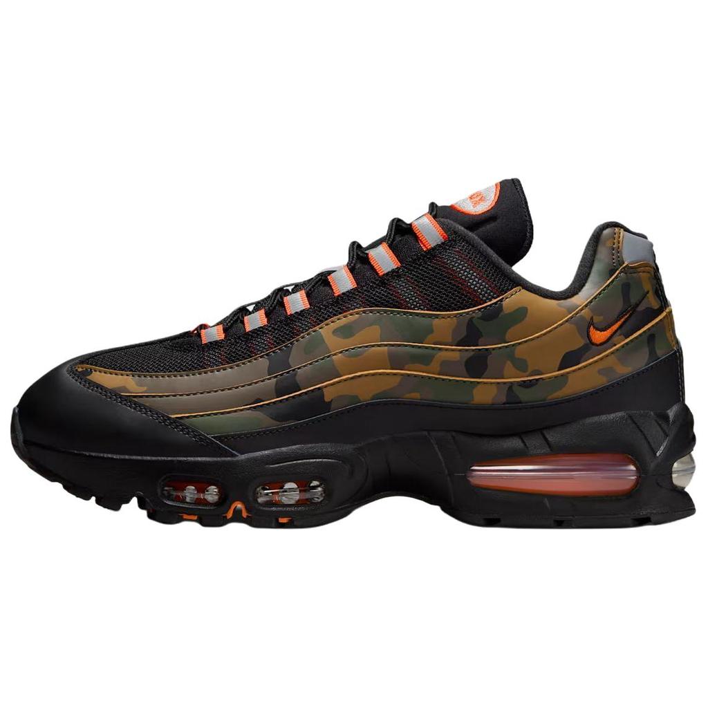 Nike Дышащие кроссовки для бега Air Max 95 Унисекс Черный Умбра HQ1973-001