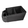 Car Storage Box With Dividers And Cup Holders For Front Or Rear Seats, Foldable Design For Easy Storage And Improved Vehicle Organization