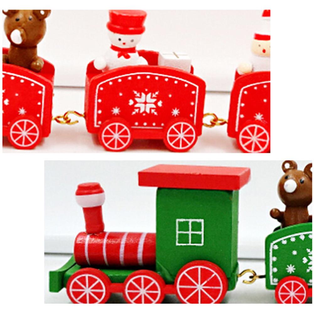 Модные украшения фестиваль Рождественская елка поезд настольный медведь модель орнамент Смоумен детская игрушка Рождественский подарок